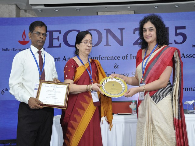 H C Bajoria Award From Indian Epilepsy Association. 6.2.16