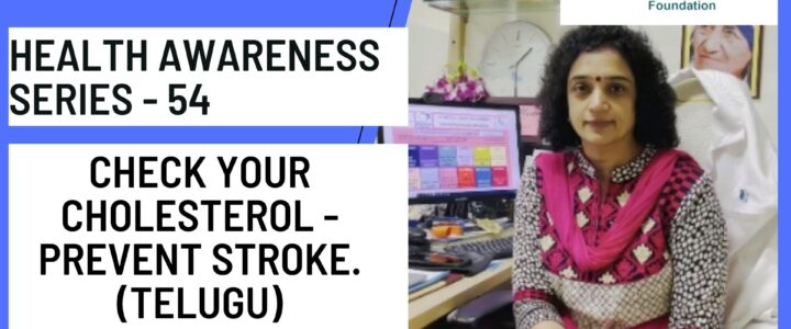 Health awareness series- 54 Check Your Cholesterol Prevent Stroke