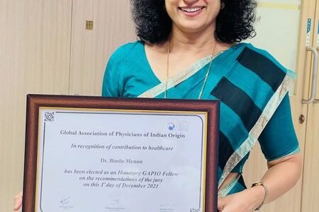 Received Honorary Global Association of Physicians of Indian origin FELLOW