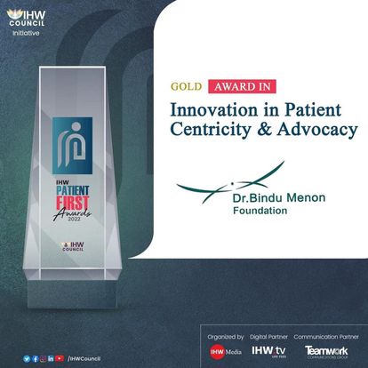 Gold Award in “ Innovation in Patient Centricity and Advocacy”by Integrated Health And Wellbeing Cou