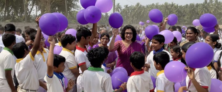 Chinmaya School Shines Purple for International Epilepsy Day!