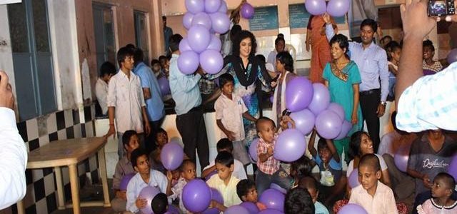 Purple day was celebrated with children at Pragati Charities 27-03-2016