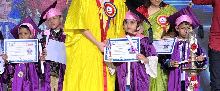 Graduation day at KIDZEE. Graced the occasion as Chief Guest