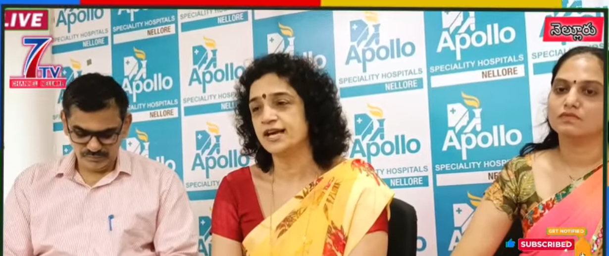 //7tv//స్ట్రోక్ పై అవగాహనలో అపోలో హాస్పిటల్ ముందంజ : డాక్టర్ బింధుమీనన్, డాక్టర్ శ్రీరామ్ సతీష్,,,