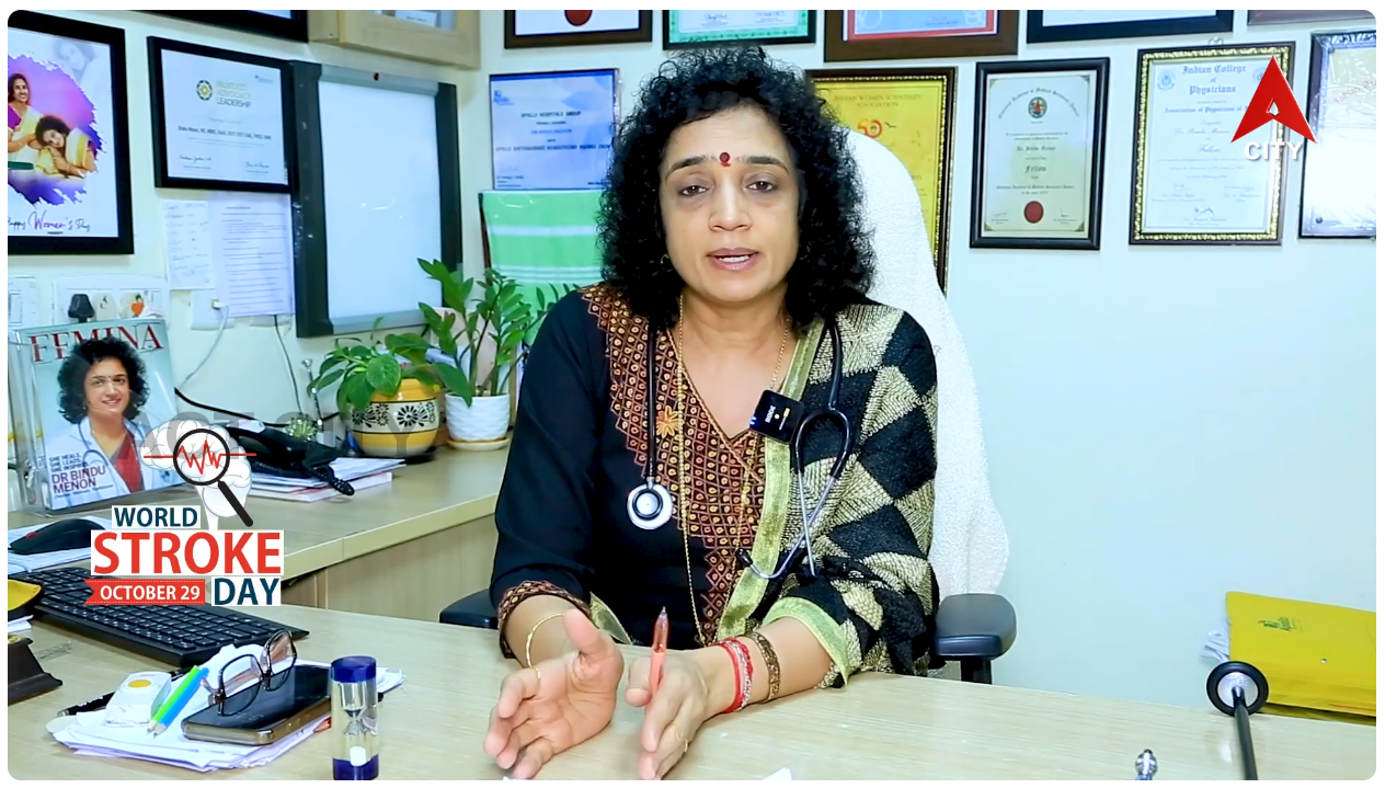 World Stroke Day//Dr. BINDU MENON(Prof & HOD Neurology)-ACT TV
